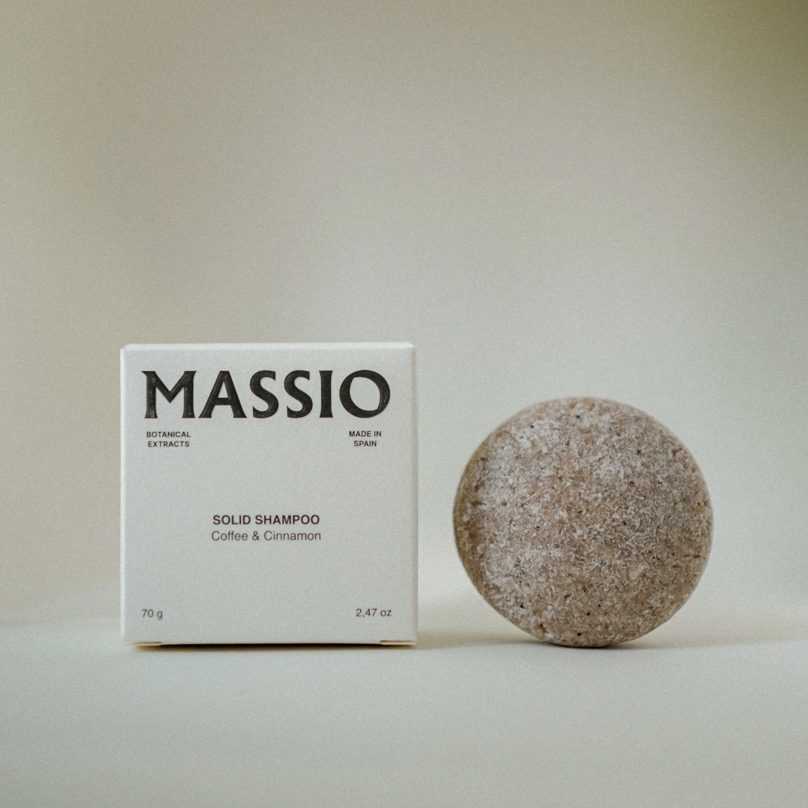 Solid Shampoo Revitalizing & Growth - Coffee and Cinnamon