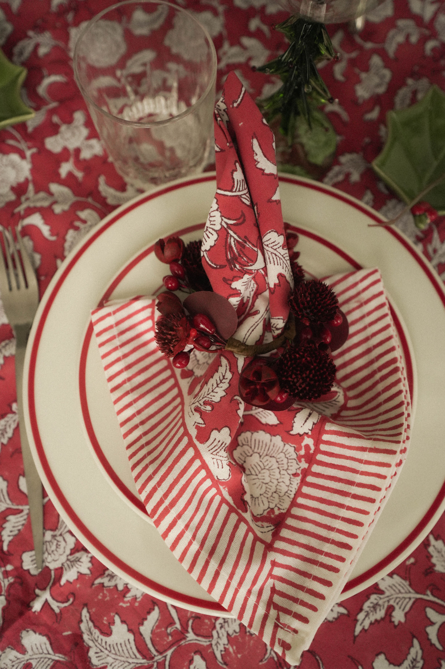 Servilleta CRIMSON algodón (Set de 2)