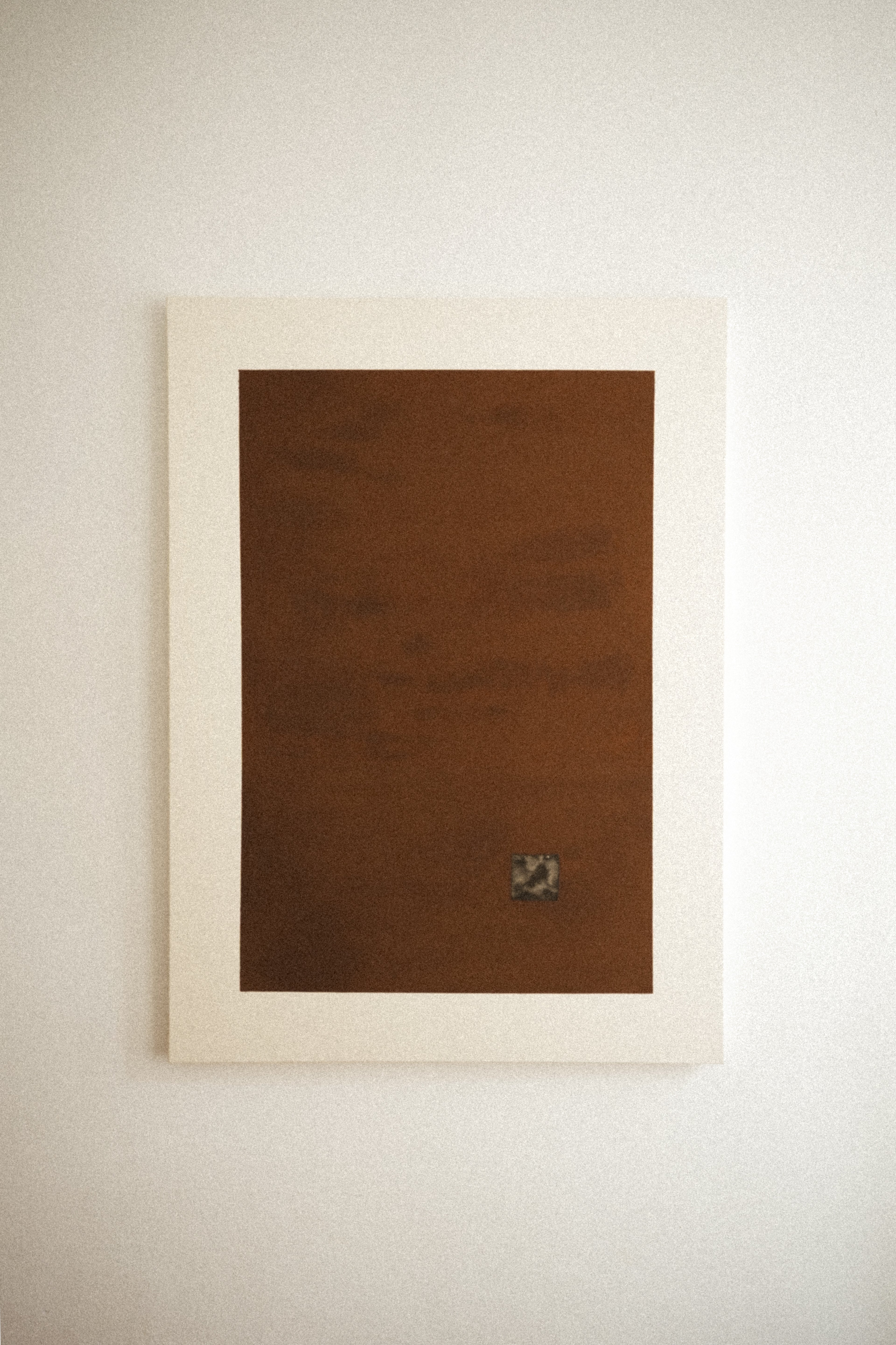 Earth Brown Ultra Matte painting (100 x 73 cm)