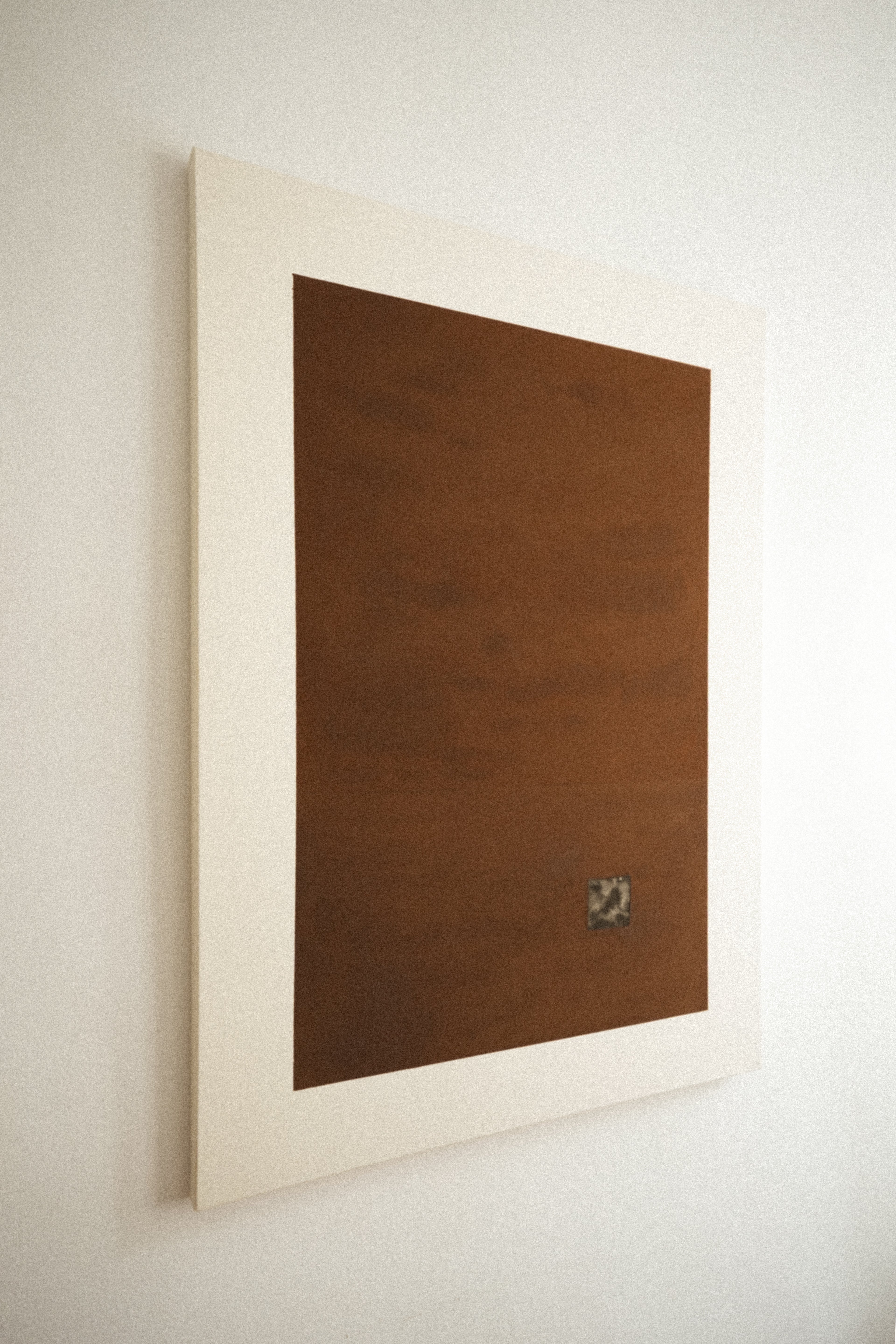 Earth Brown Ultra Matte painting (100 x 73 cm)