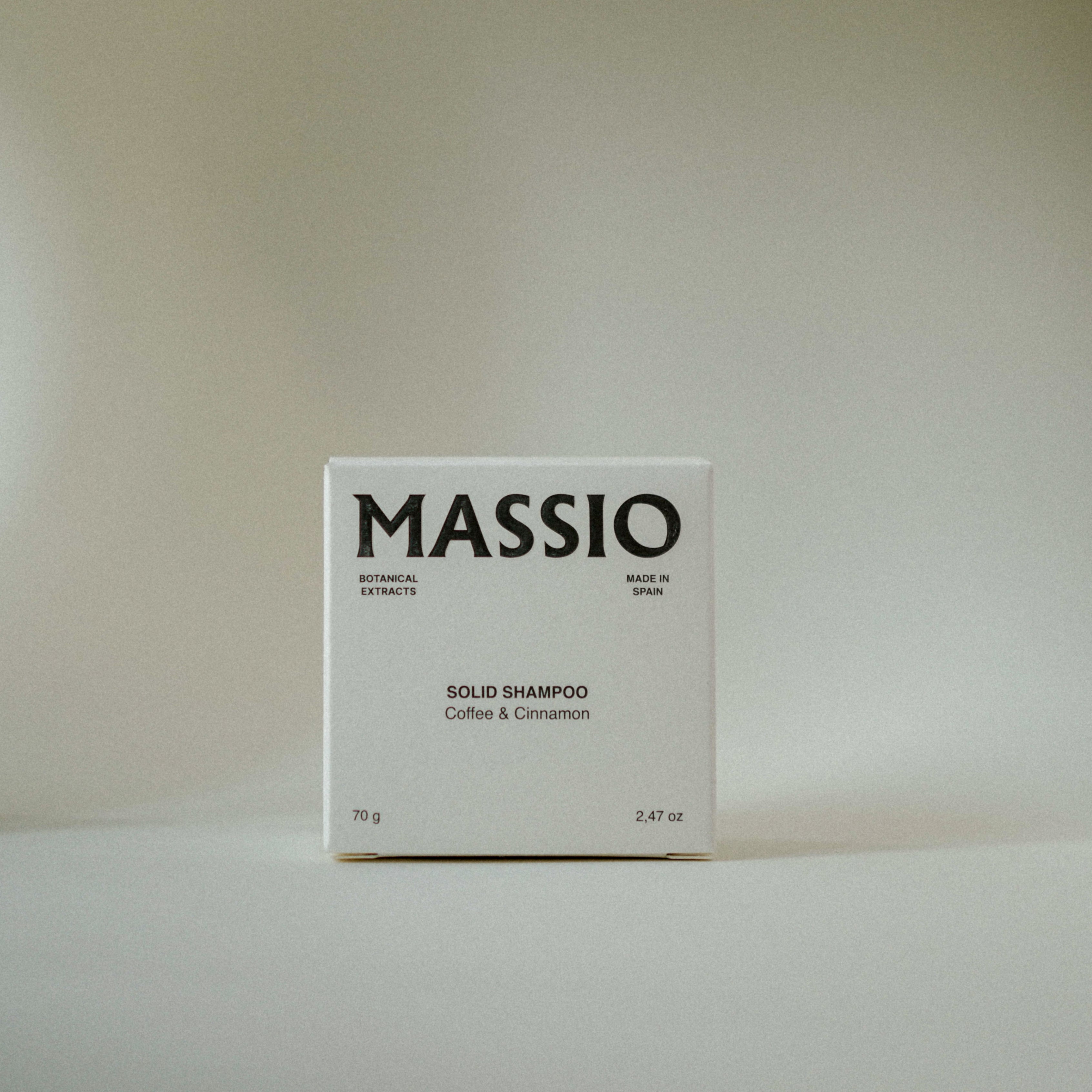 Solid Shampoo Revitalizing & Growth - Coffee and Cinnamon 