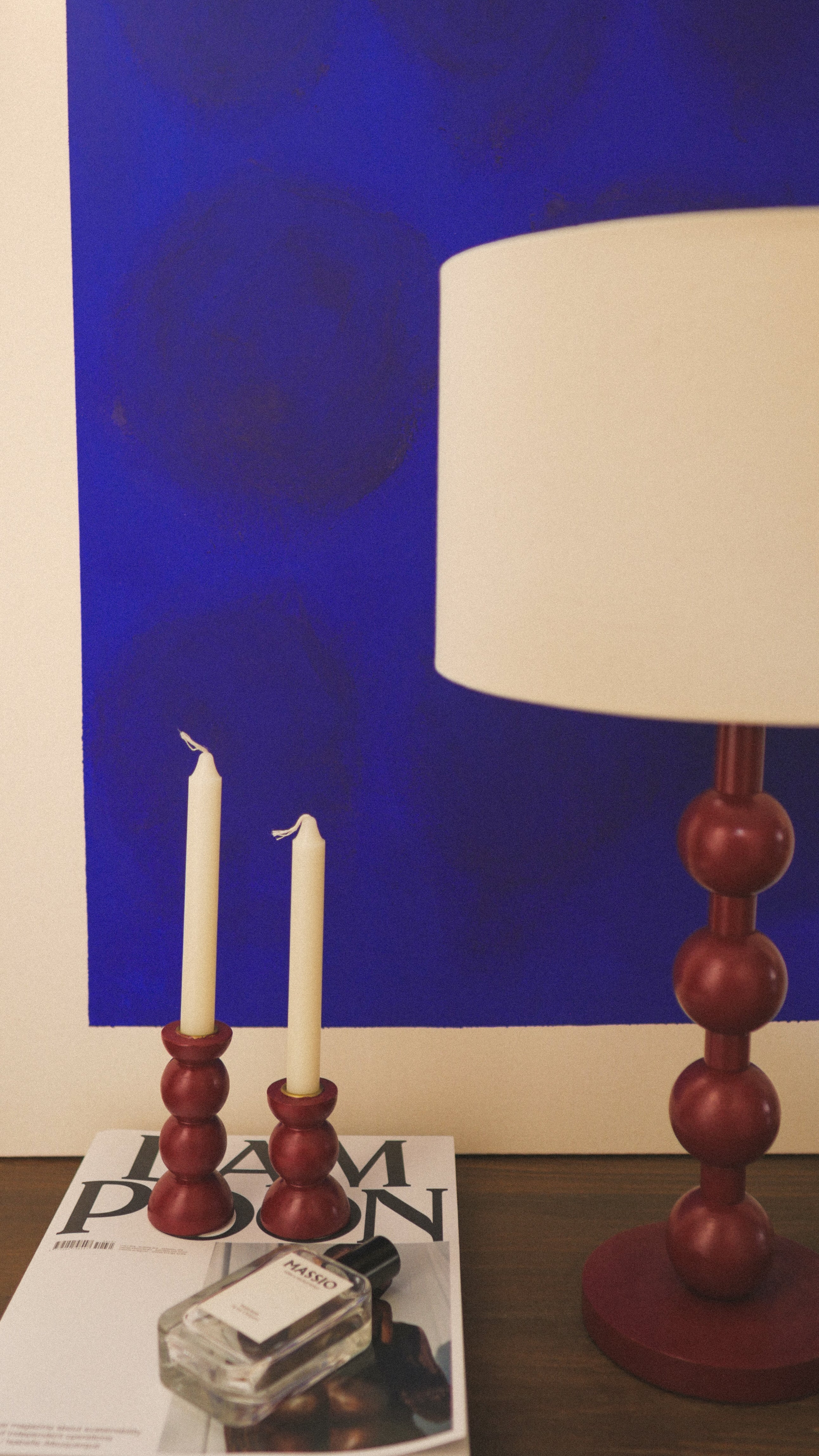 Cobalt Blue Ultra Matte Painting (100 x 73 cm)