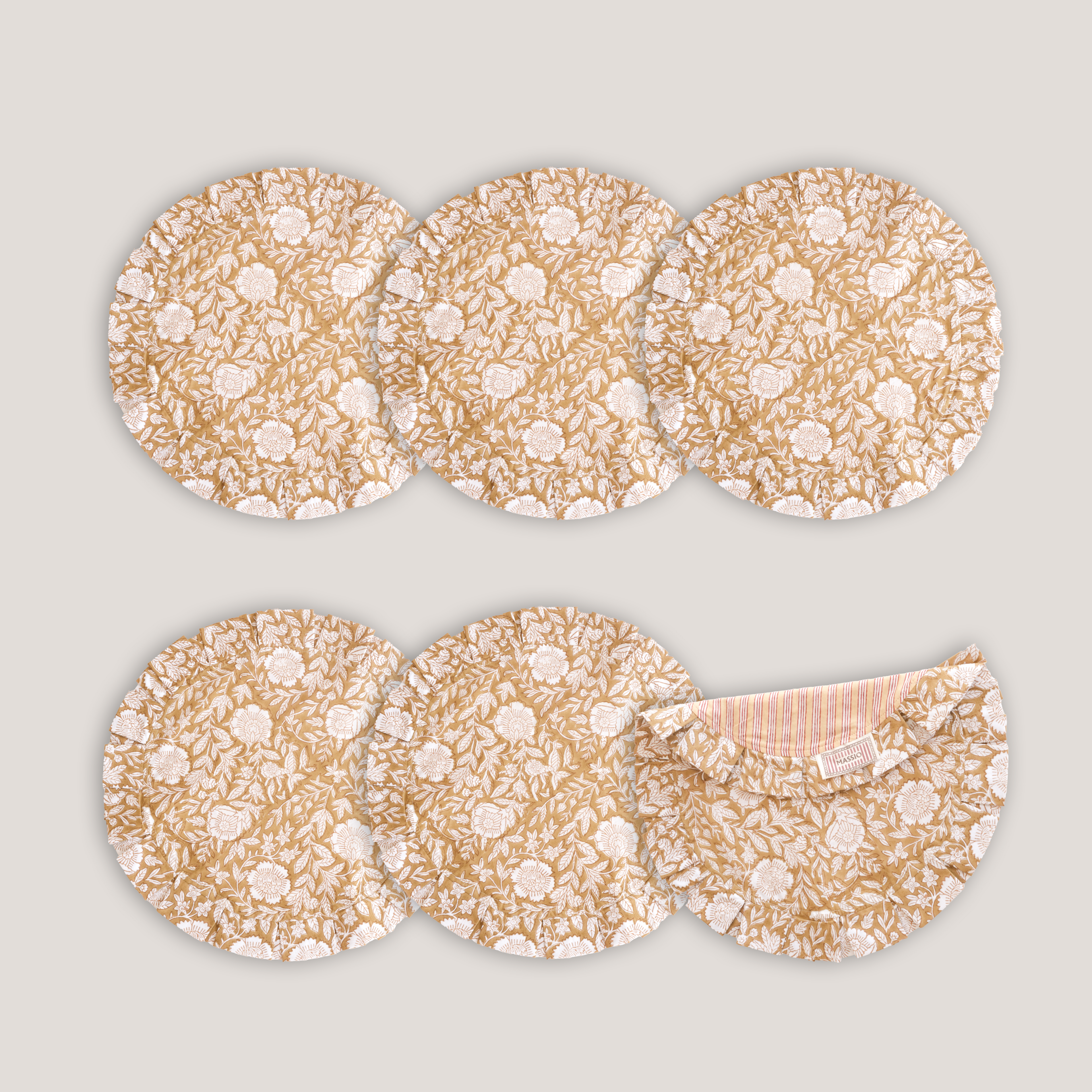 Set de 6 - Individuales SAFFRON