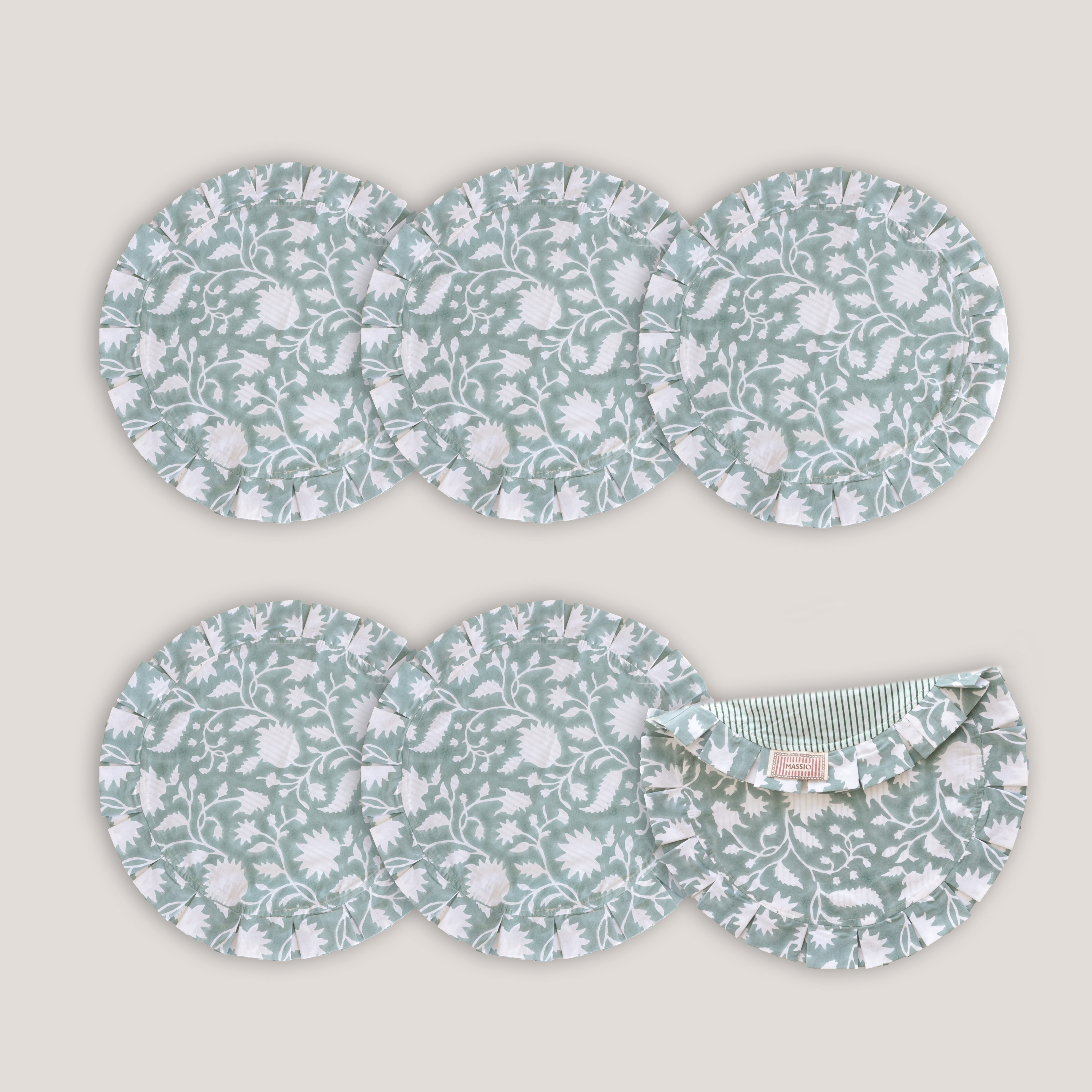 Set de 6 - Individuales TEAL