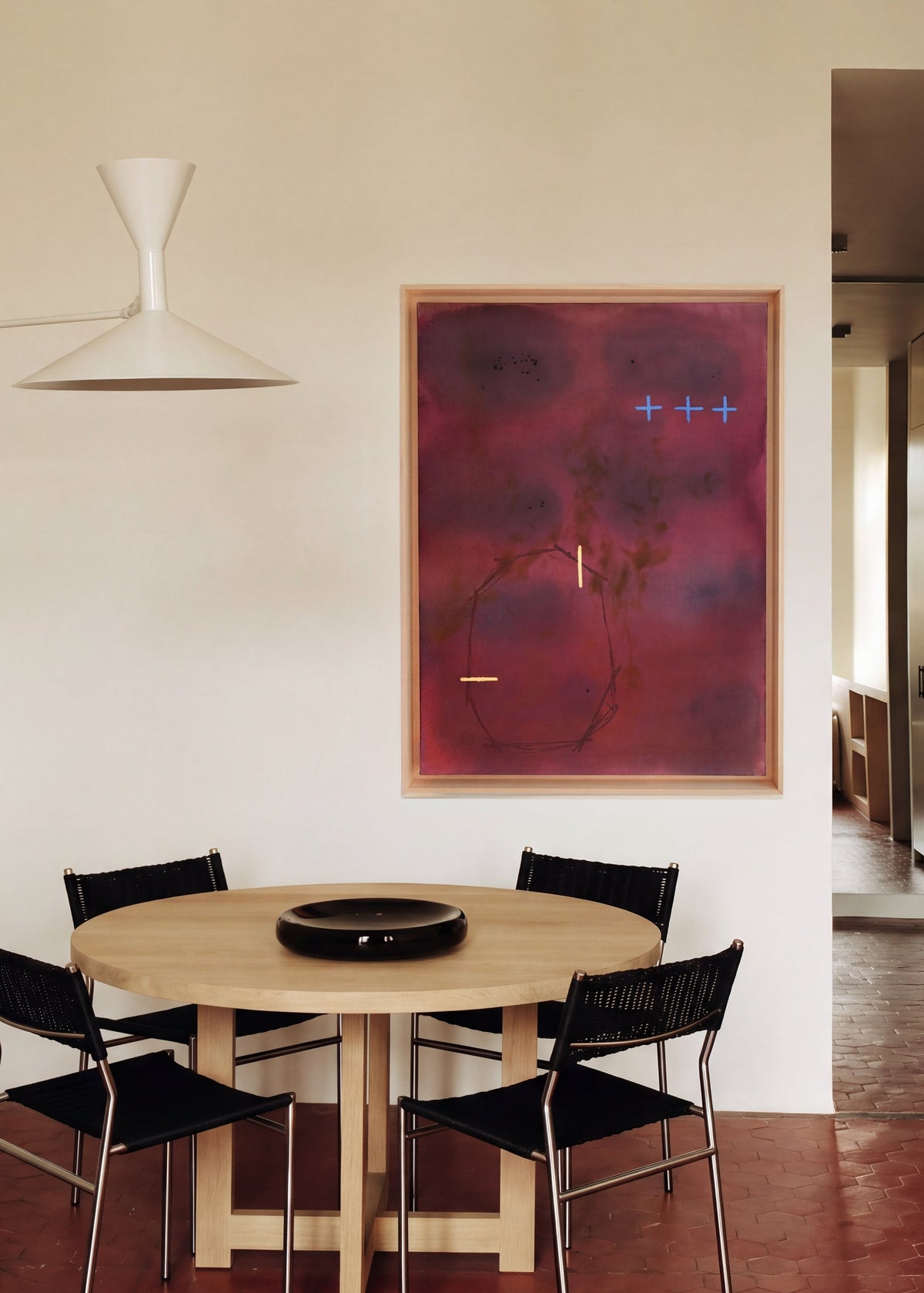 Trace · Framed painting [1/1] (100 x 73 cm)